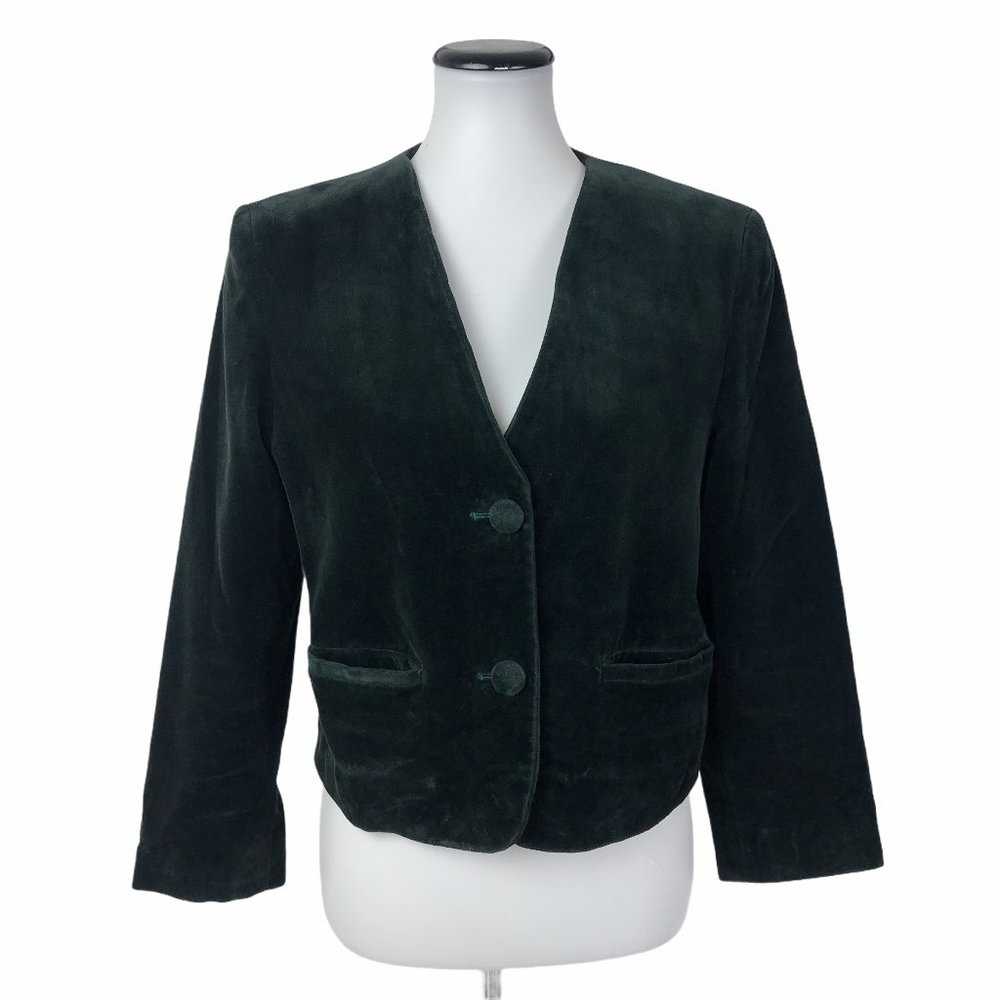 United Colors of Benetton Velvet Blazer 42 #64